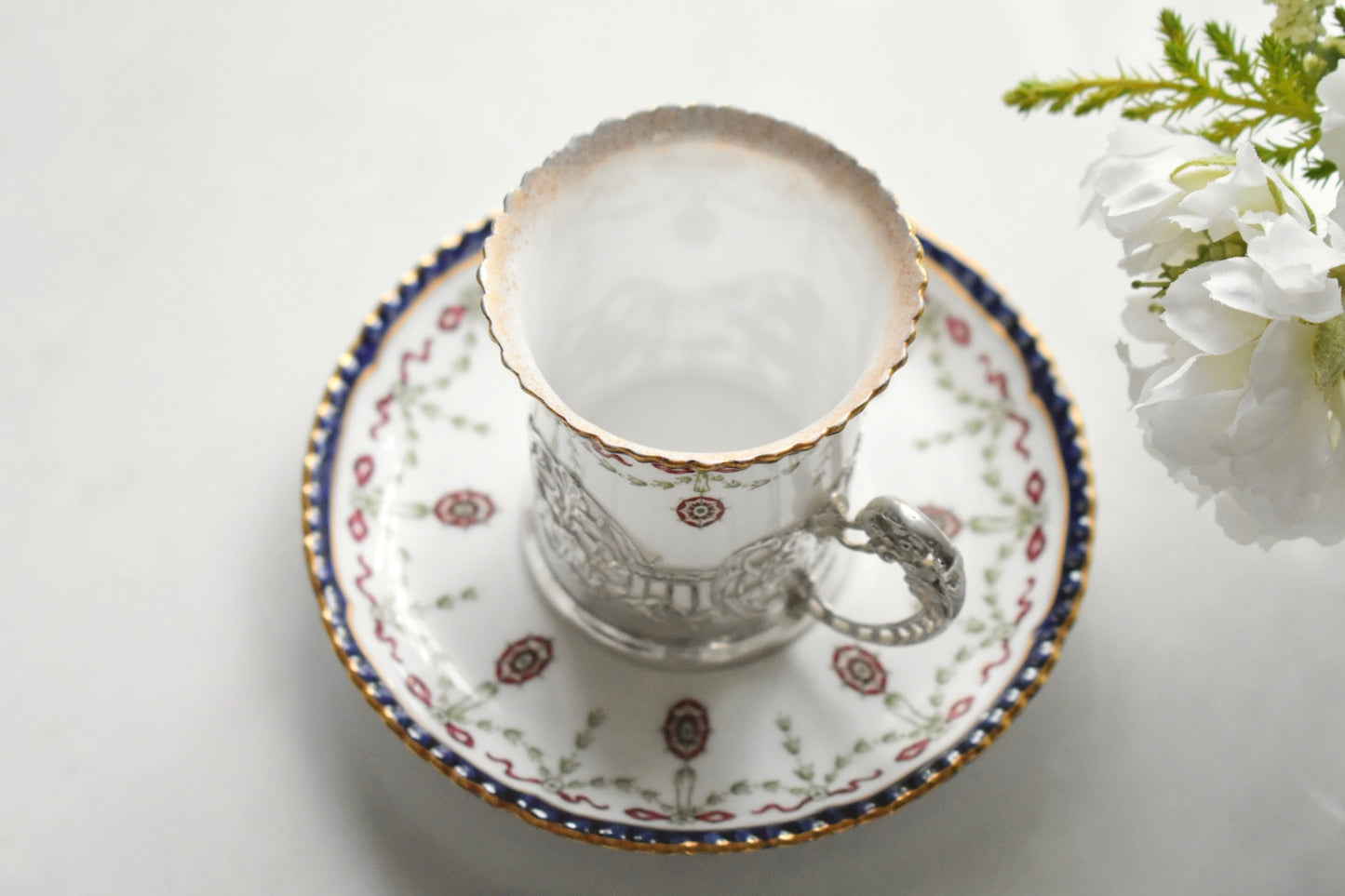 ロイヤルウースター　1904年製 シルバー付きC&S