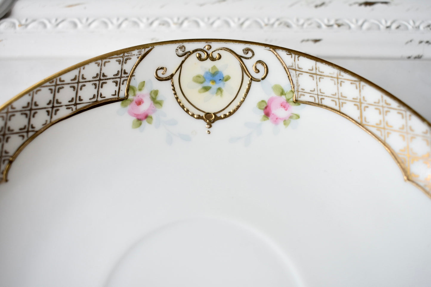 オールドノリタケ　愛らしいC&S （ペア）