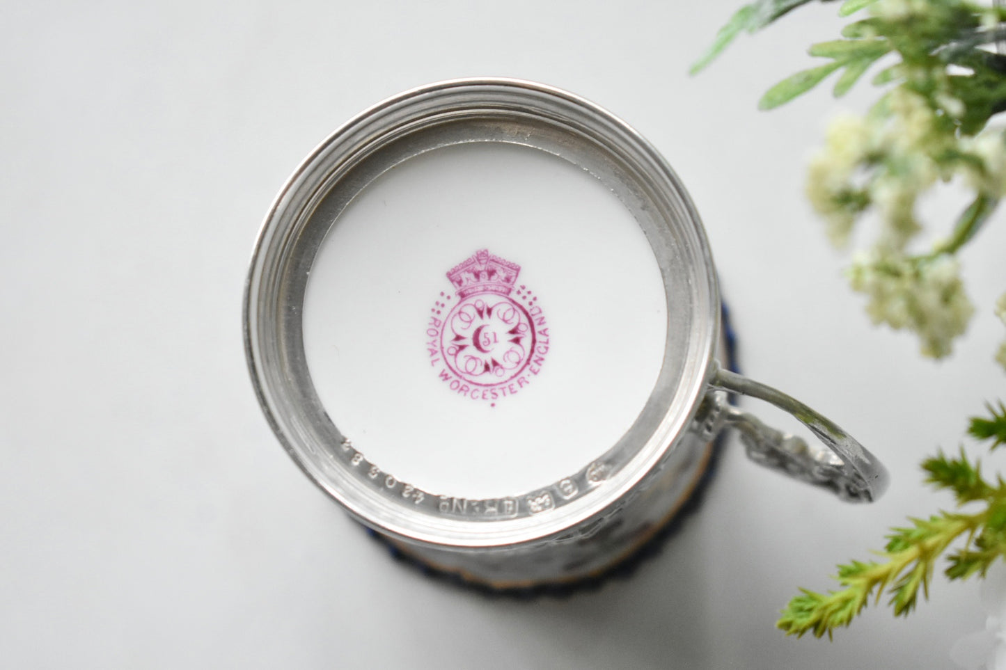 ロイヤルウースター　1904年製 シルバー付きC&S