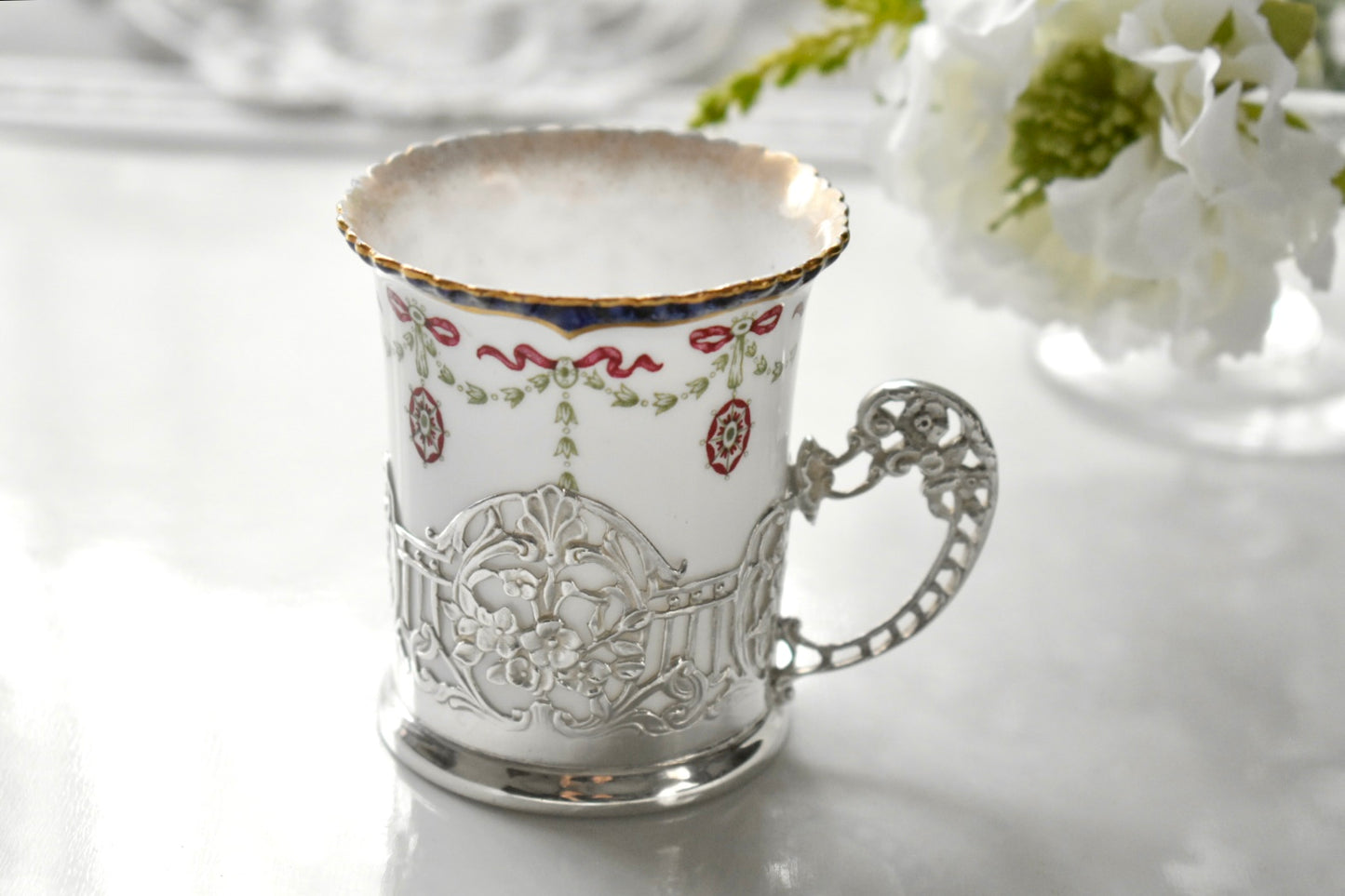 ロイヤルウースター　1904年製 シルバー付きC&S