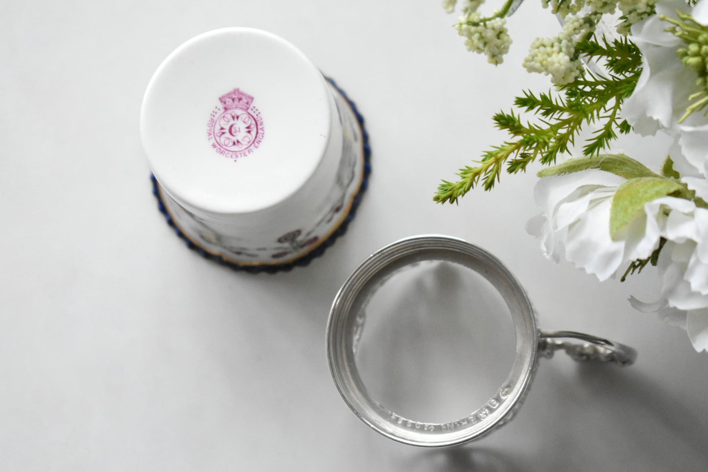 ロイヤルウースター　1904年製 シルバー付きC&S