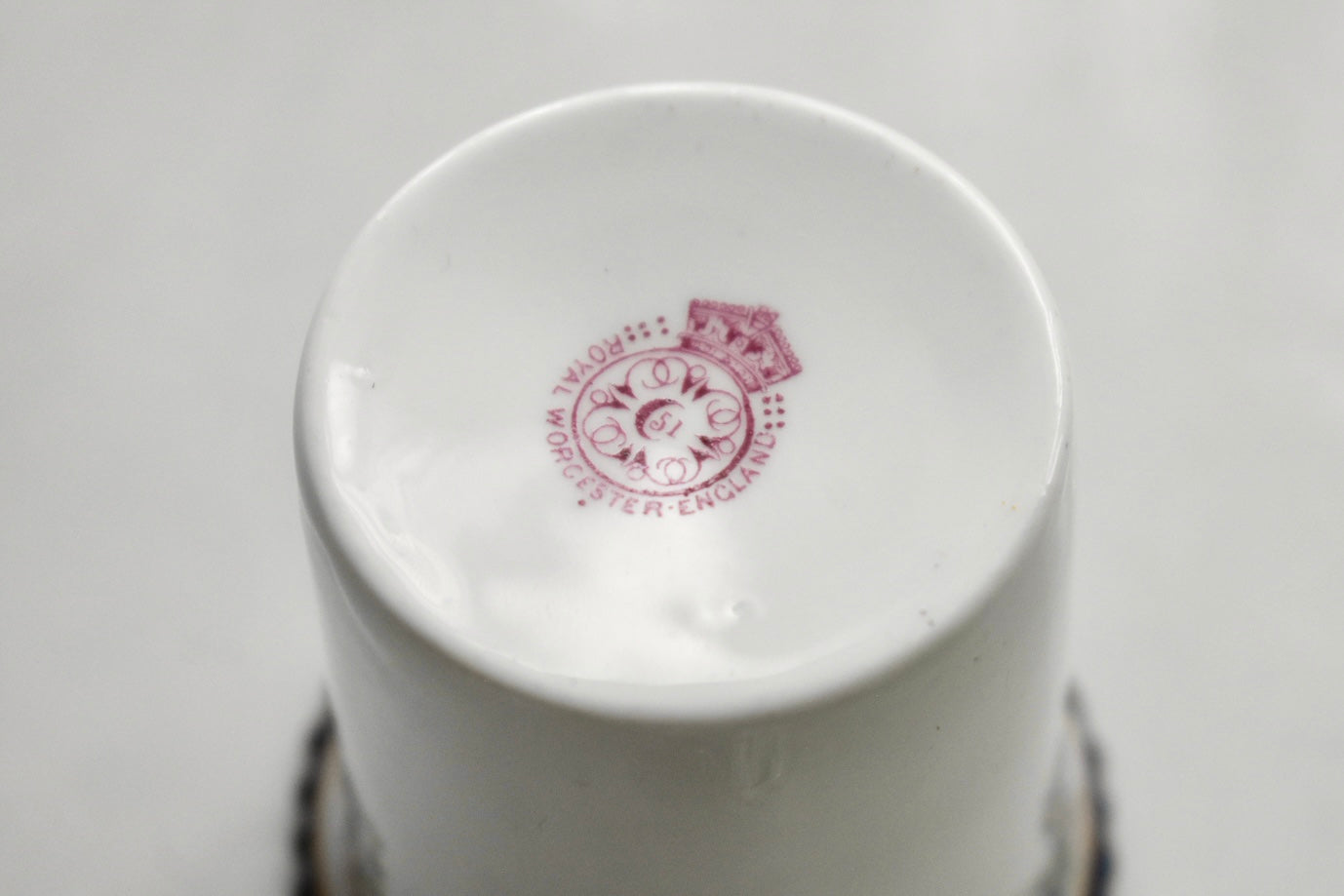 ロイヤルウースター　1904年製 シルバー付きC&S