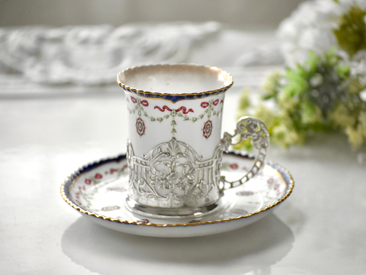 ロイヤルウースター　1904年製 シルバー付きC&S