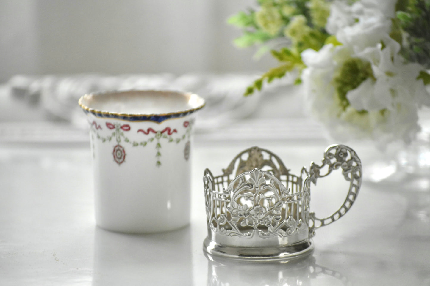 ロイヤルウースター　1904年製 シルバー付きC&S