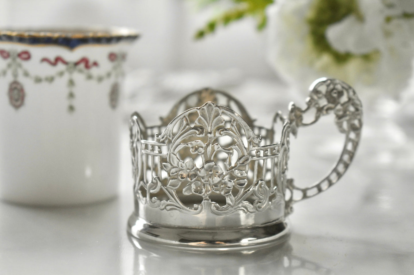 ロイヤルウースター　1904年製 シルバー付きC&S