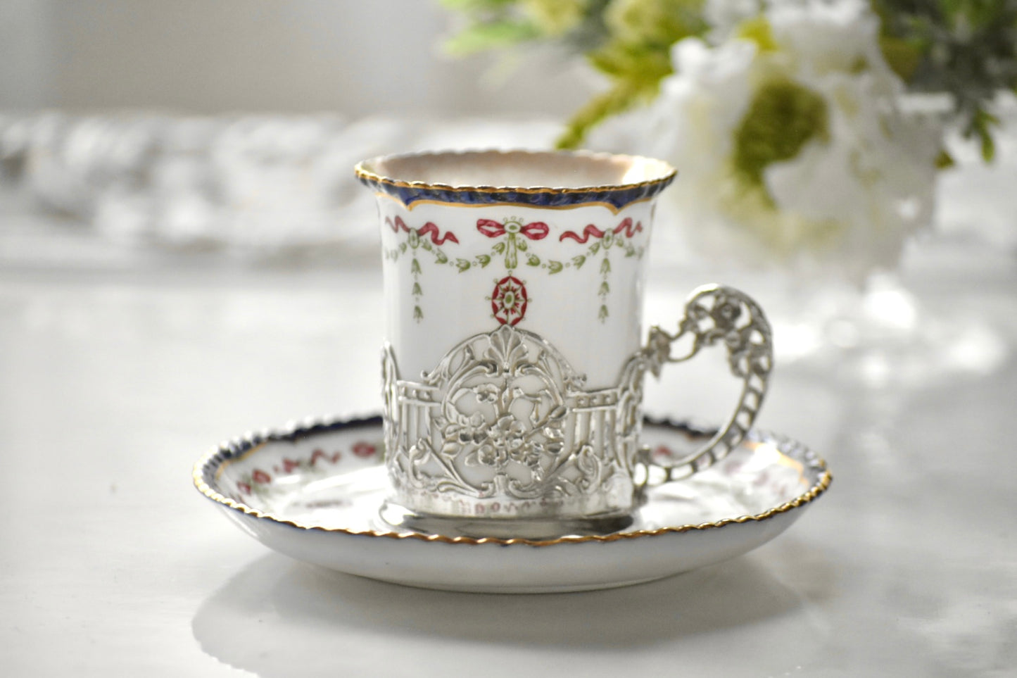 ロイヤルウースター　1904年製 シルバー付きC&S