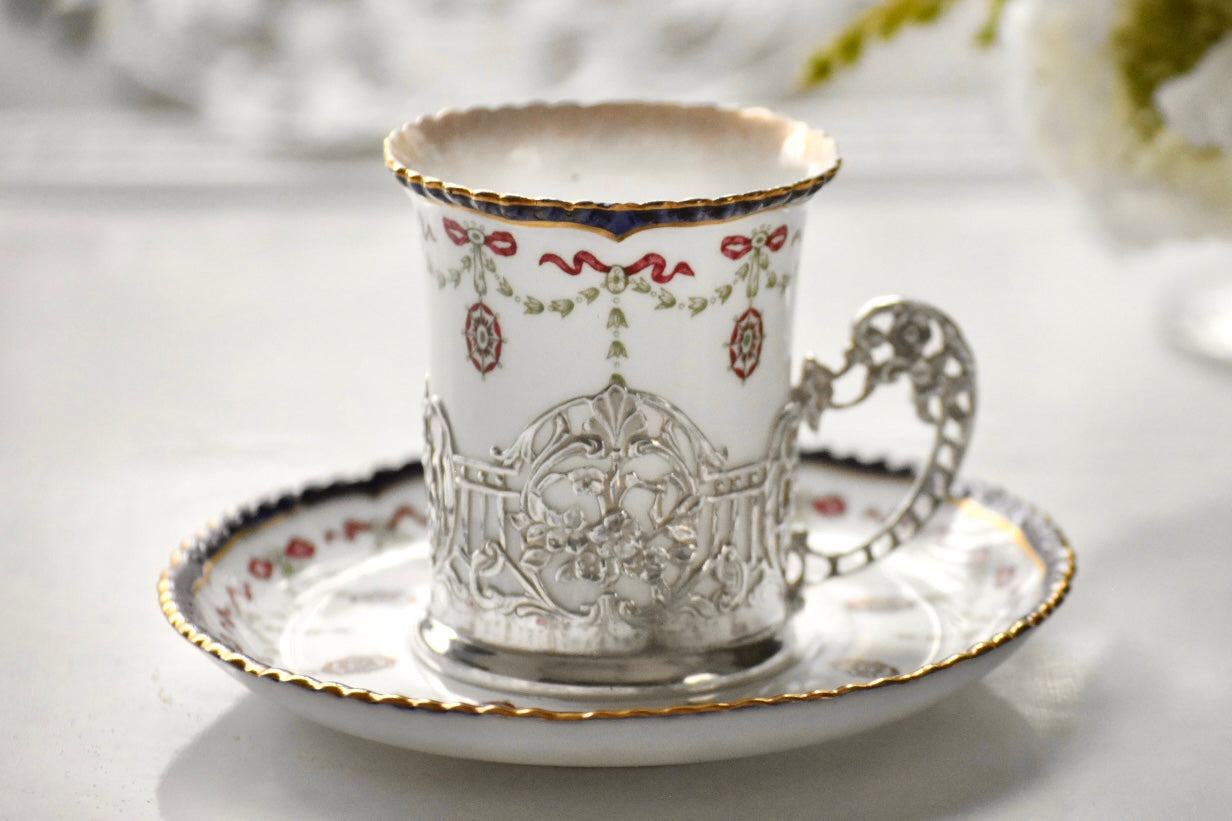 ロイヤルウースター　1904年製 シルバー付きC&S