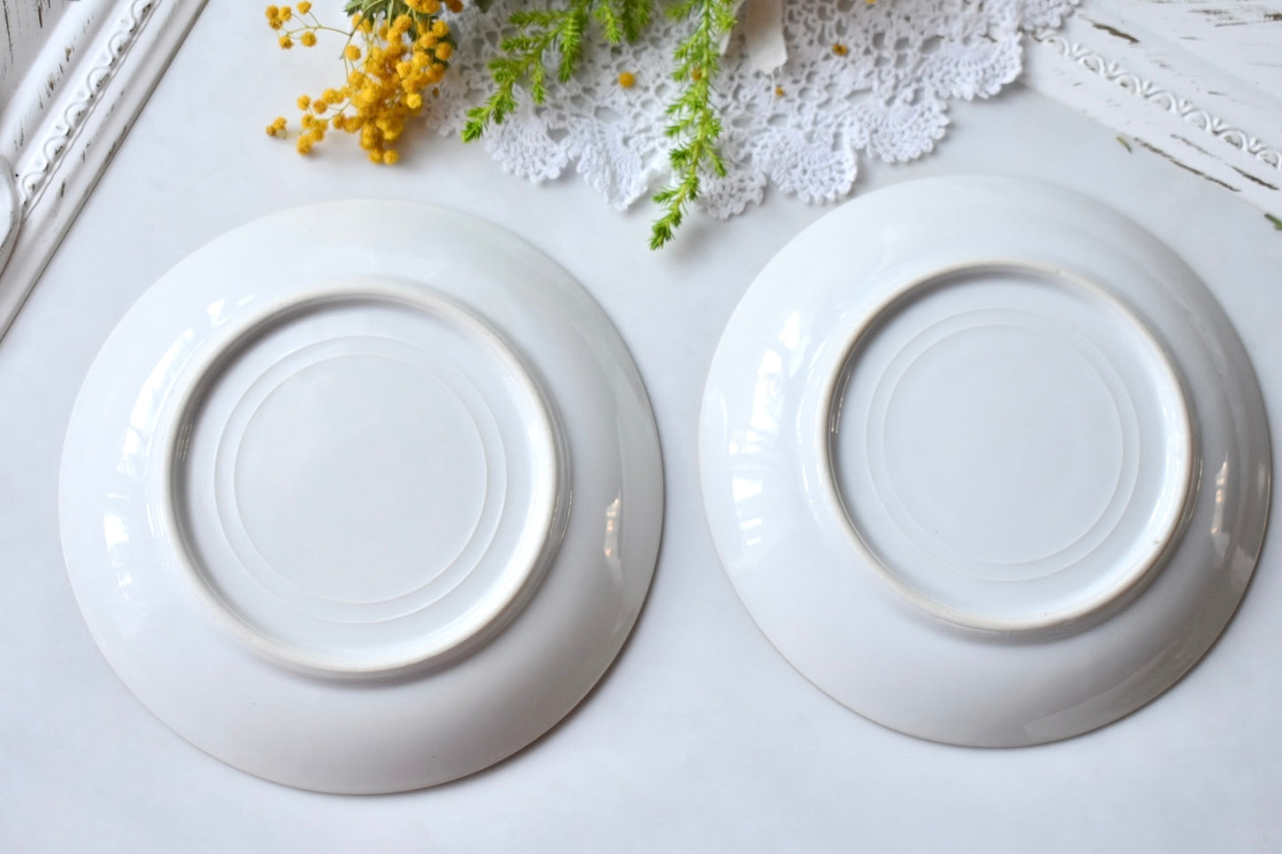 オールドノリタケ　桜柄ティートリオセット （ペア-2セット）