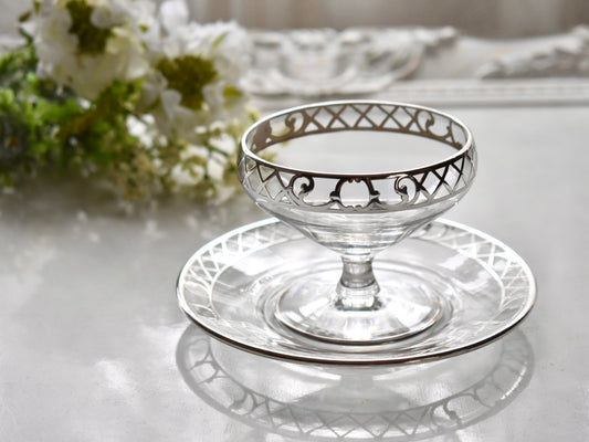 スターリングシルバーのクープ＆ソーサー