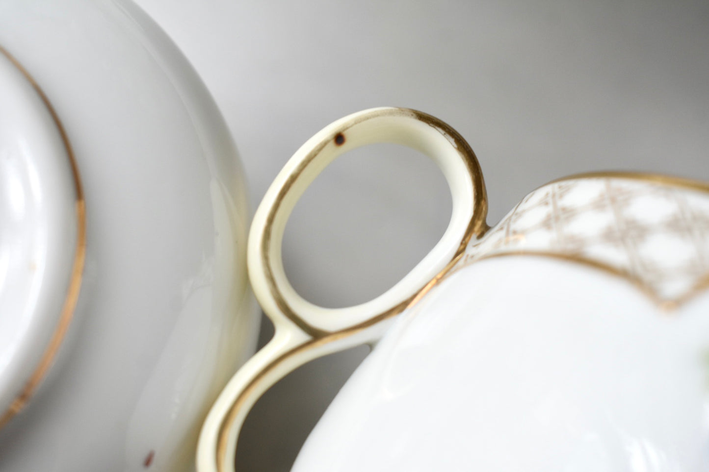 オールドノリタケ　愛らしいC&S （ペア）